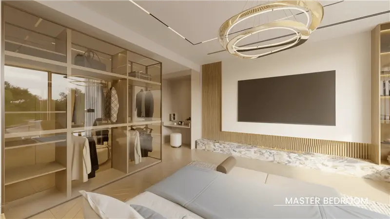 A six-bedroom villa interior at The Wilds.
