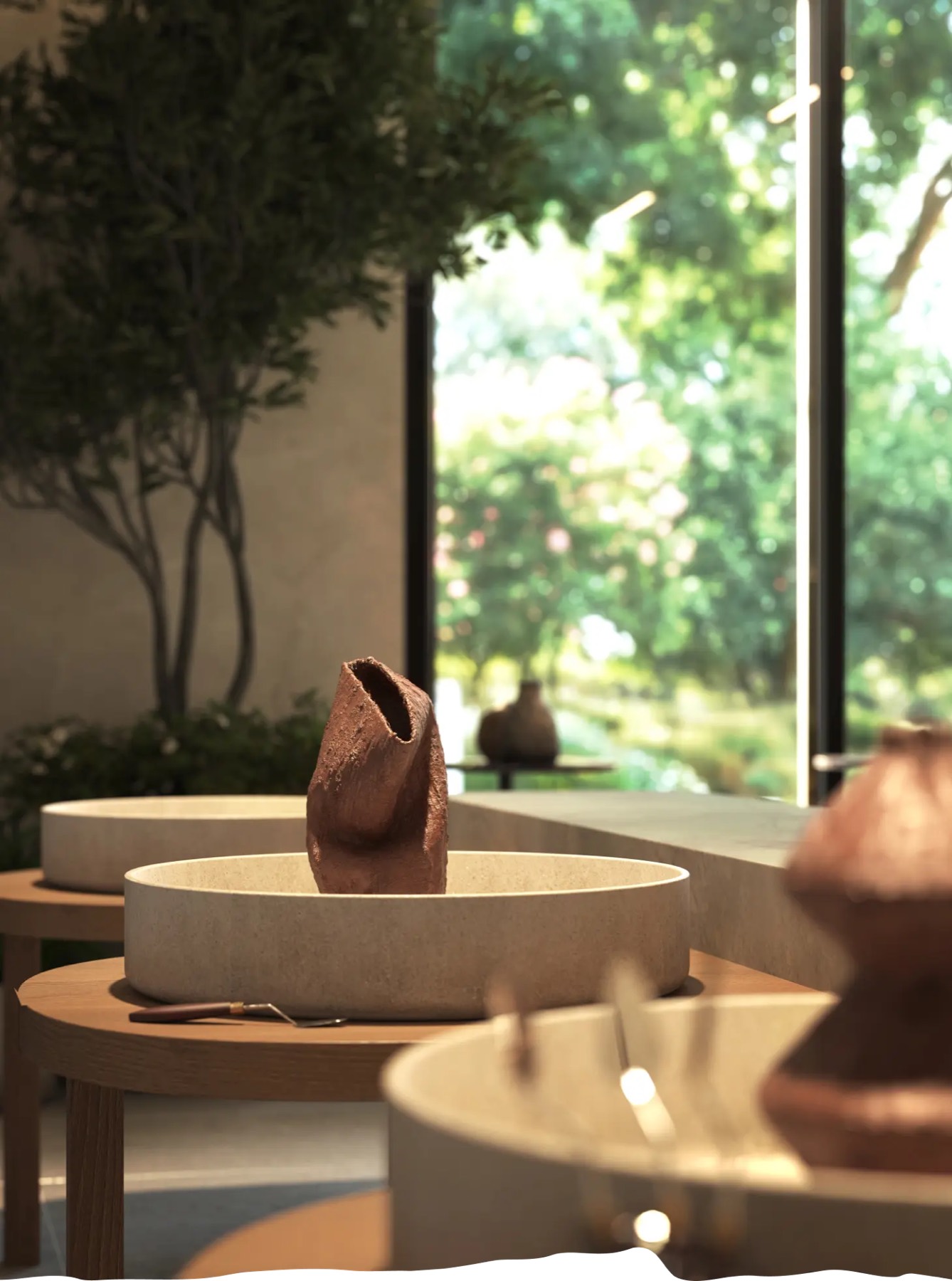 Lifestyle view from the residences launch gallery.